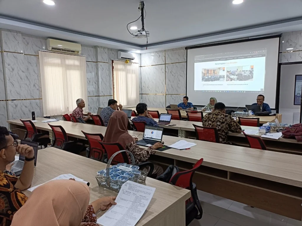 Rapat Koordinasi Tim ZI FMIPA UNEJ dan Pengisian Lembar Kerja Evaluasi (LKE) ZIWBK di Aplikasi INSPIRASI